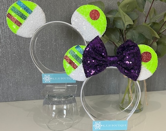 Buzz Lightyear Toy Story Disney inspired Mickey Minnie Mouse ears headband