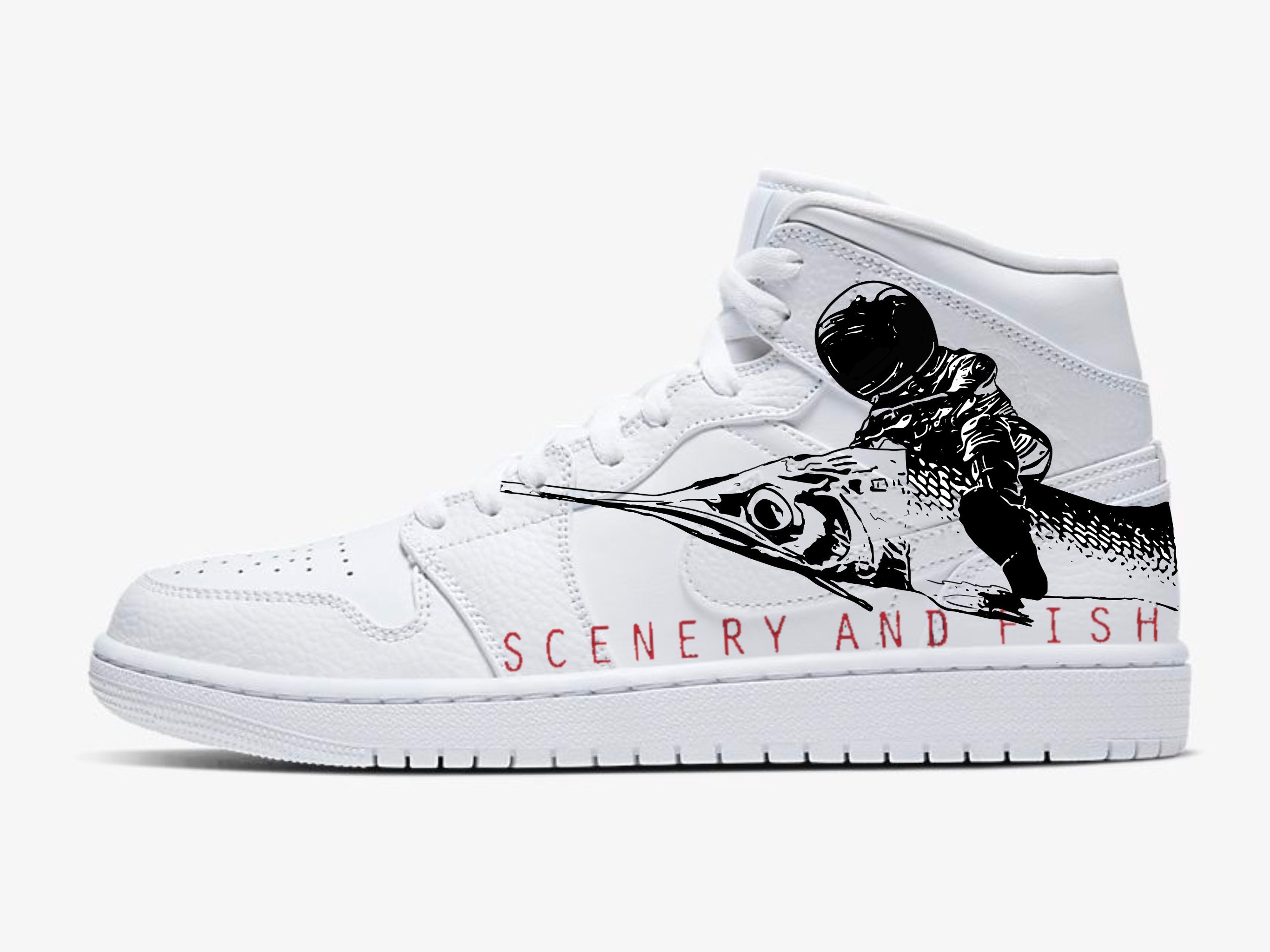 Nike Air Jordan 1 Mid Collab With 