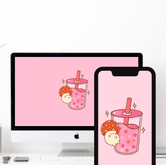 Kawaii Anime Bubble Tea, HD phone wallpaper