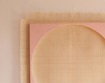 24&quot; Professional Grade Radio Rattan Webbing for Caning Projects or DIY - Natural Pre-woven Cane - 24in width - Cut to the length