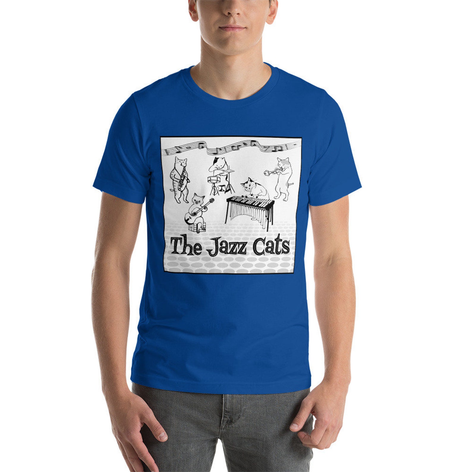 The Jazz Cats Cats Pets Animals Band Funny Music Etsy