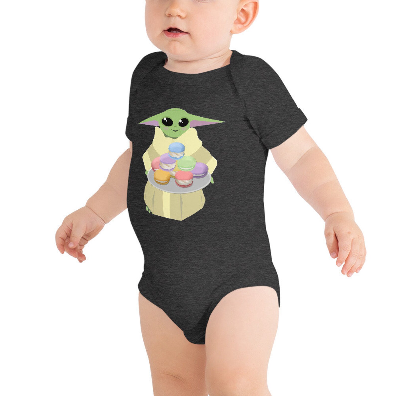Grogu Baby Yoda Onesie Baby short sleeve one piece Etsy