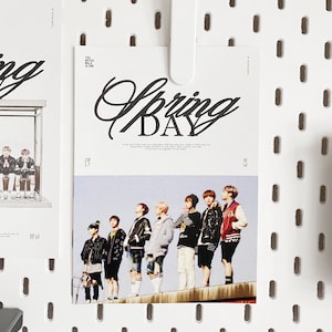 BTS Spring Day / Wanddeko Kartell kpop merch vintage