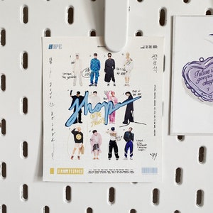 Jhope Hope On The Street / Wanddekoration Kartell kpop merch vintage BTS