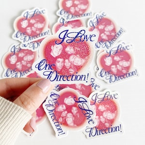 I Love One Direction / minimale Illustration / wasserfest 1D