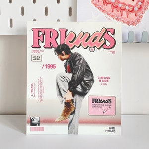 Taehyung V / Friends Druck / Kartell Vintage Poster