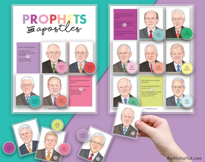 PROPHETS &amp; APOSTLES Printable Activity Pages Religious Kids Church of ...