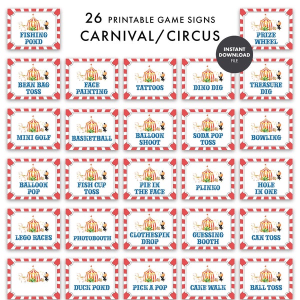 Carnival Games - Etsy