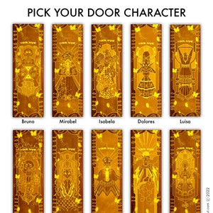 PERSONALIZED ENCANTO Door Poster Isabela Mirabel Dolores Bruno Antonio Luisa Camilo Pepa Teacher Door Kids Birthday Party Decoration Decor