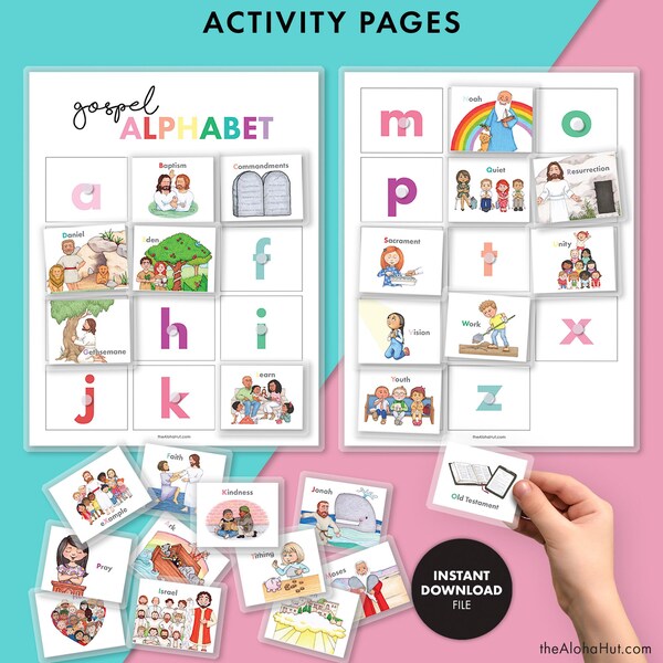 The Gospel Alphabet Book Etsy