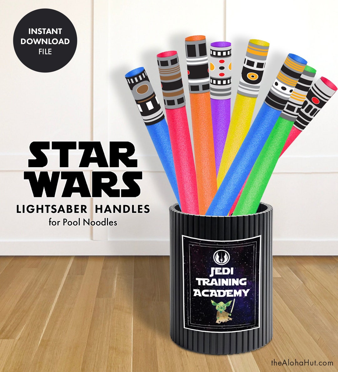 Lightsaber Handles STAR WARS Kids Birthday Party Jedi Training Academy ...