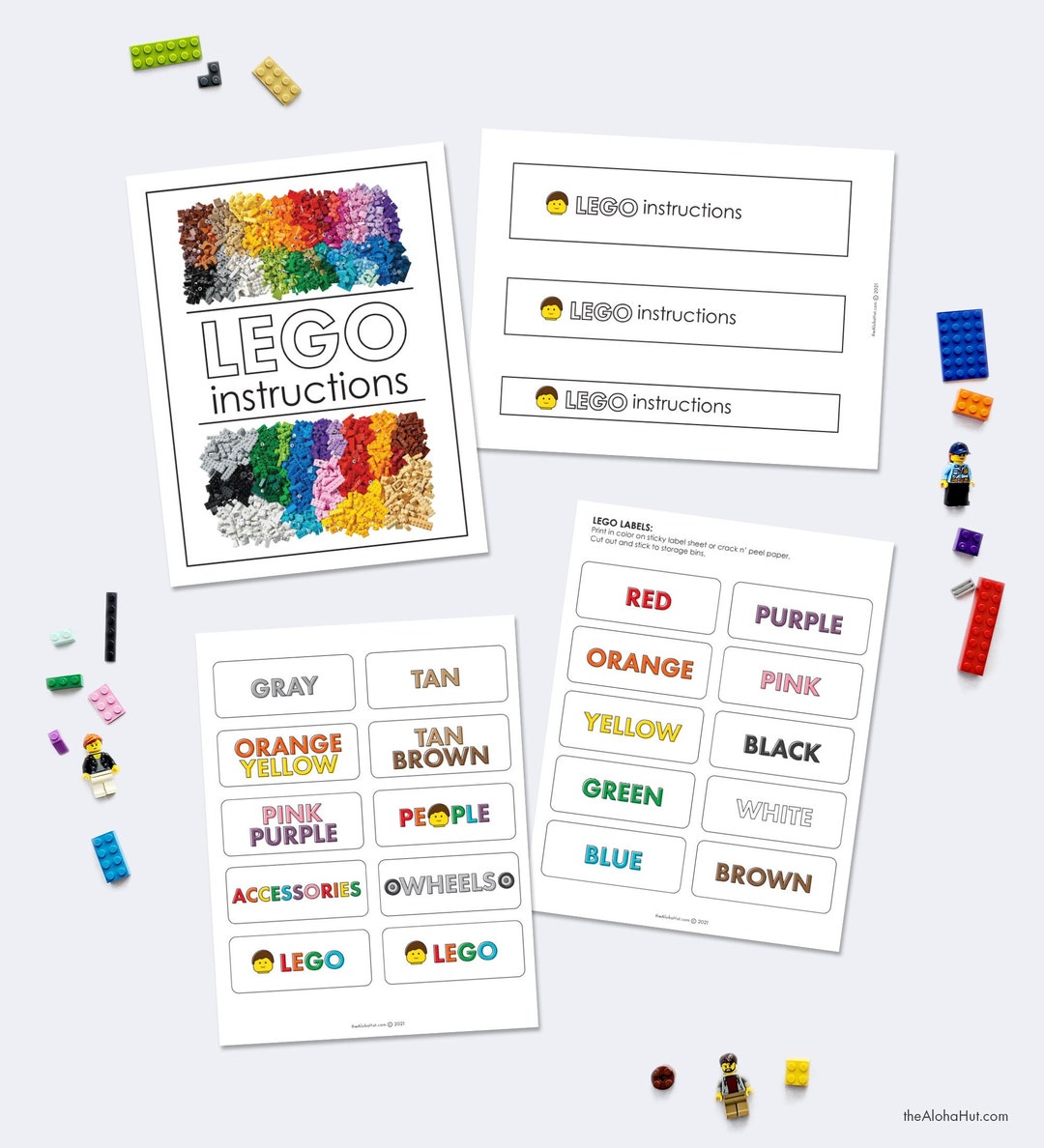 BUILDING BRICK BLOCKS Storage Labels Printable Kids Toy Room Organization Labels - Etsy building-brick-blocks-storage-labels-printable-kids-toy-room-organization-labels-etsy