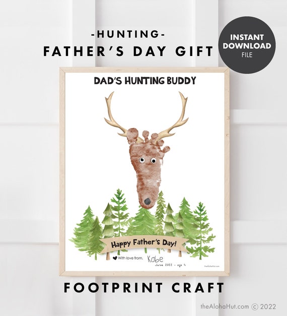 FATHER S DAY Craft Gift Kids Fingerprint Handprint Footprint Craft