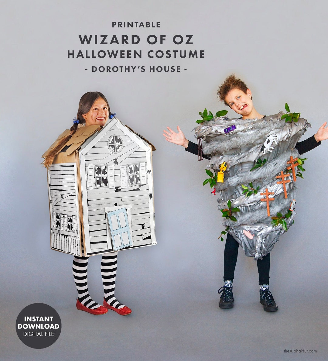 WIZARD OF OZ Dorothy's House Halloween Costume Printable Digital Adult ...