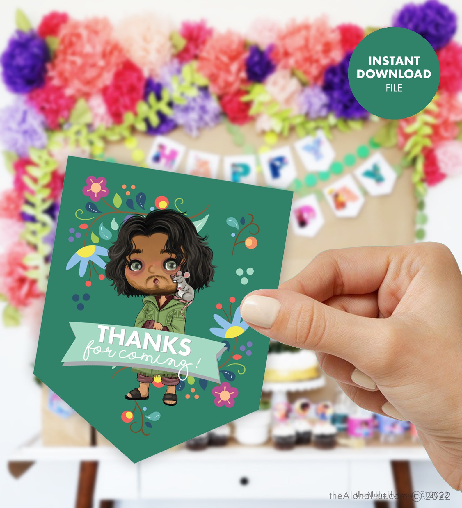 ENCANTO Party Favors Kids Birthday Party Tags Decorations Etsy