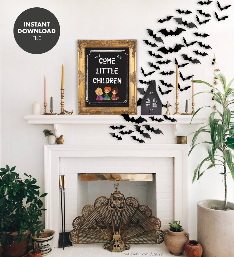 HOCUS POCUS Halloween Sign Party Decor Decorations Printable Etsy