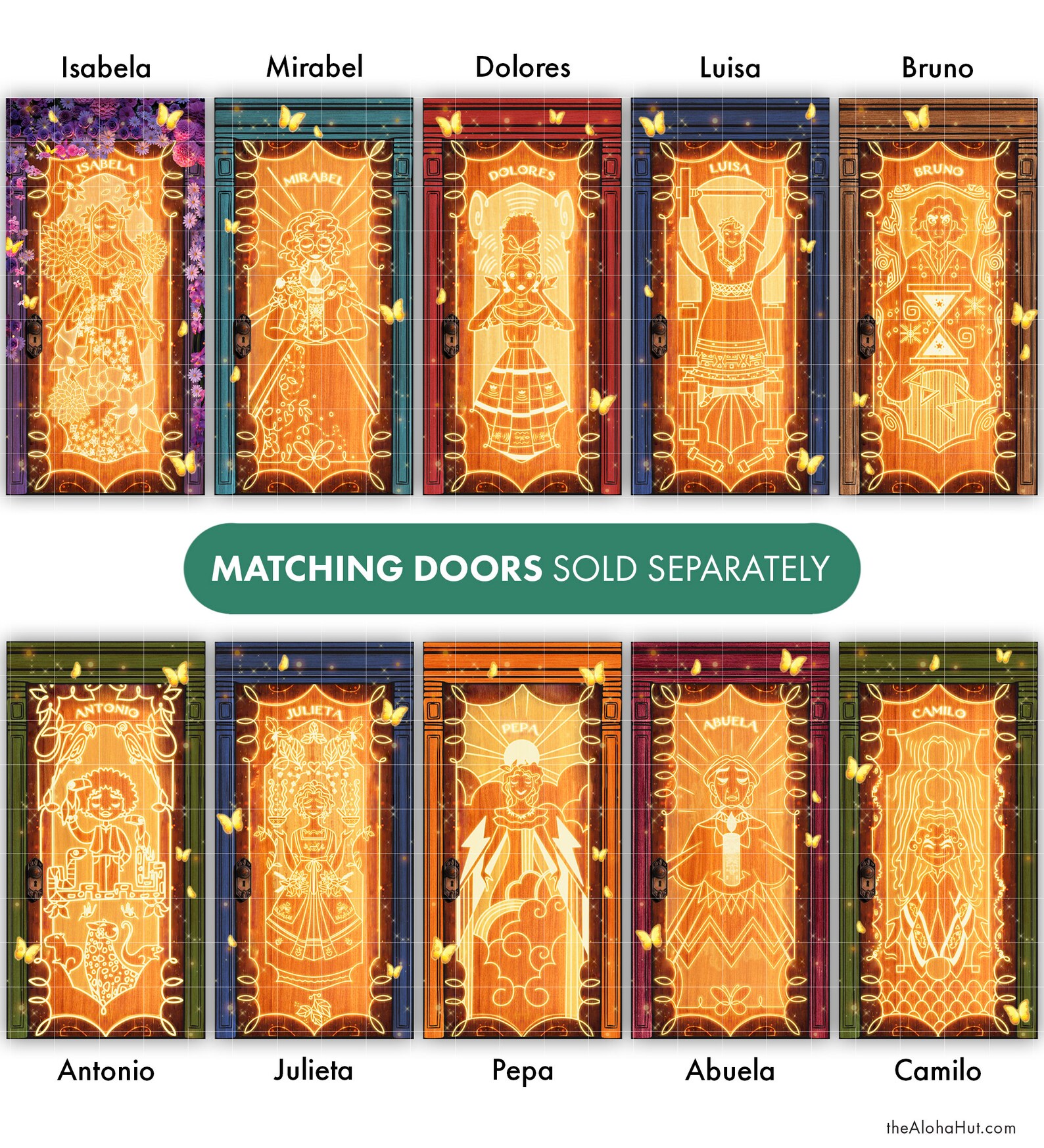 ISABELA Door ENCANTO Kids Birthday Party Decor Decoration Etsy