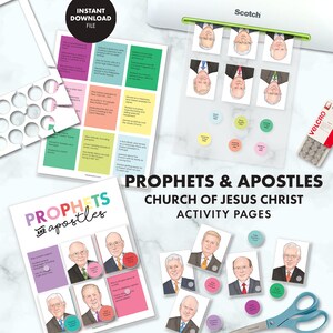 PROPHETS &amp; APOSTLES Printable Activity Pages Religious Kids Church of ...