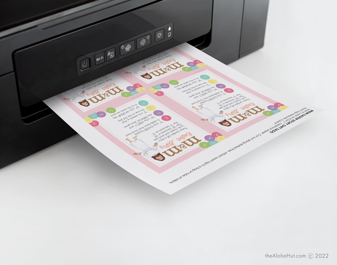 M&amp;m's EASTER Story Poem Handout PRINTABLE Religious - Etsy