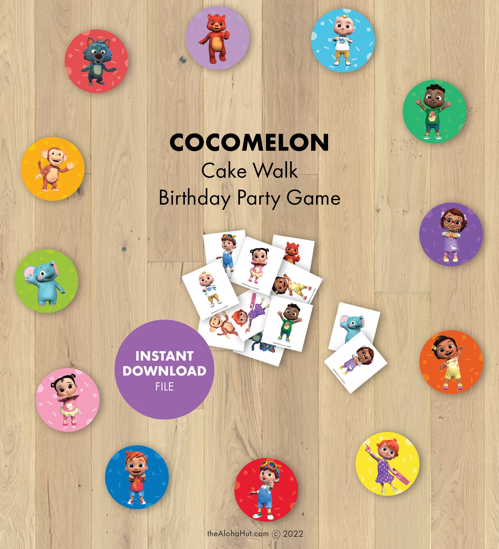 Cake Walk Game Kids Birthday Party Cupcake Walk Etsy Canada