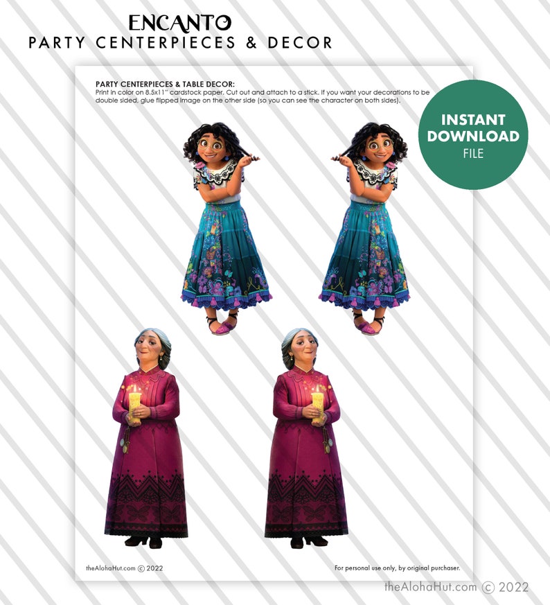ENCANTO Kids Birthday Party Centerpieces Party Decor Etsy