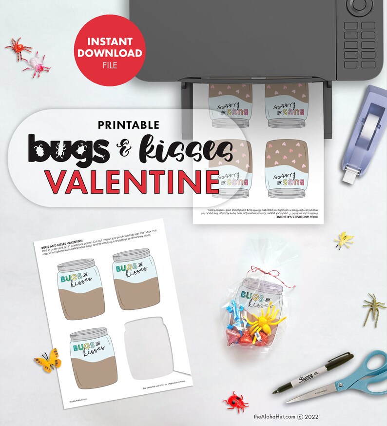 bugs-kisses-printable-valentine-valentine-s-day-kids-etsy