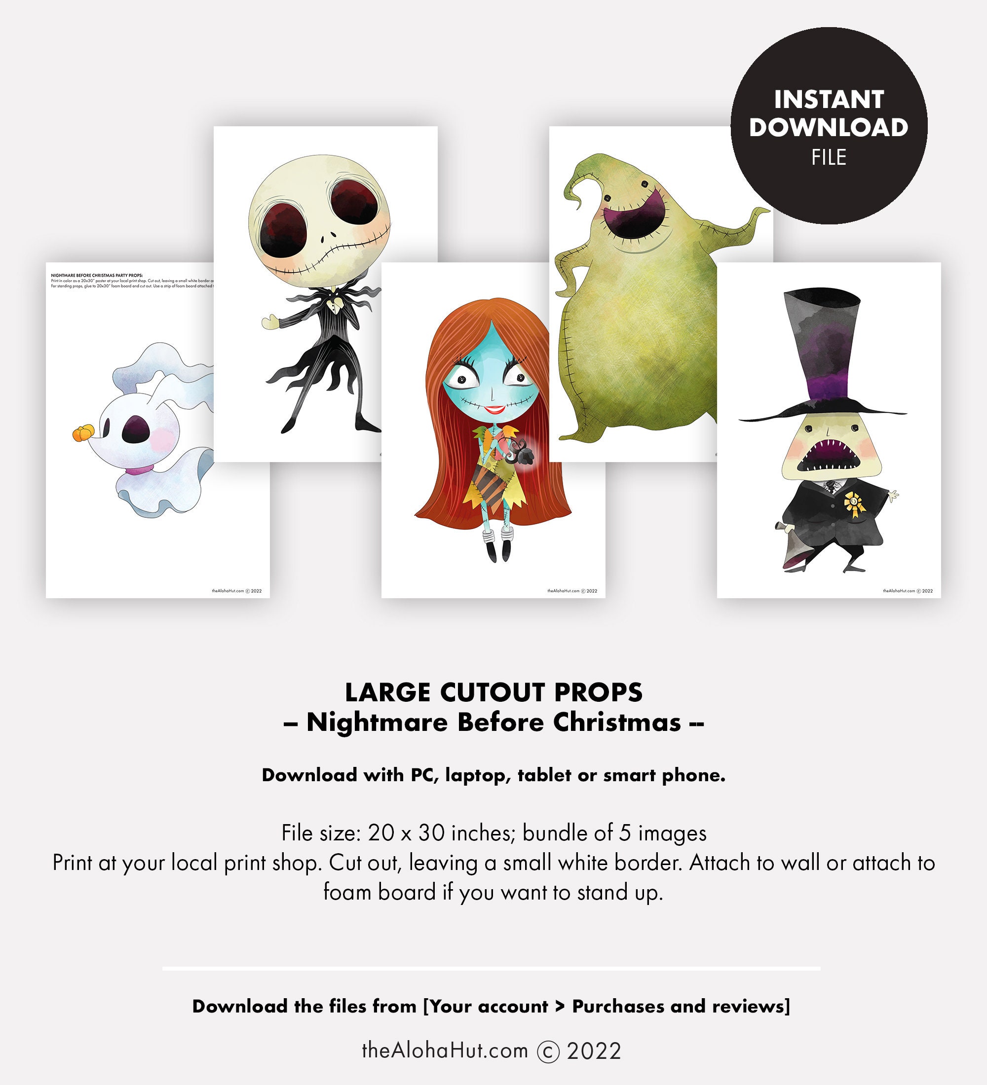 Bundle NIGHTMARE BEFORE CHRISTMAS Big Decor Cutout Prop Digital Printable Halloween Party Decoration 20x30 Inches Download Photo Booth Jack - Etsy bundle-nightmare-before-christmas-big-decor-cutout-prop-digital-printable-halloween-party-decoration-20x30-inches-download-photo-booth-jack-etsy