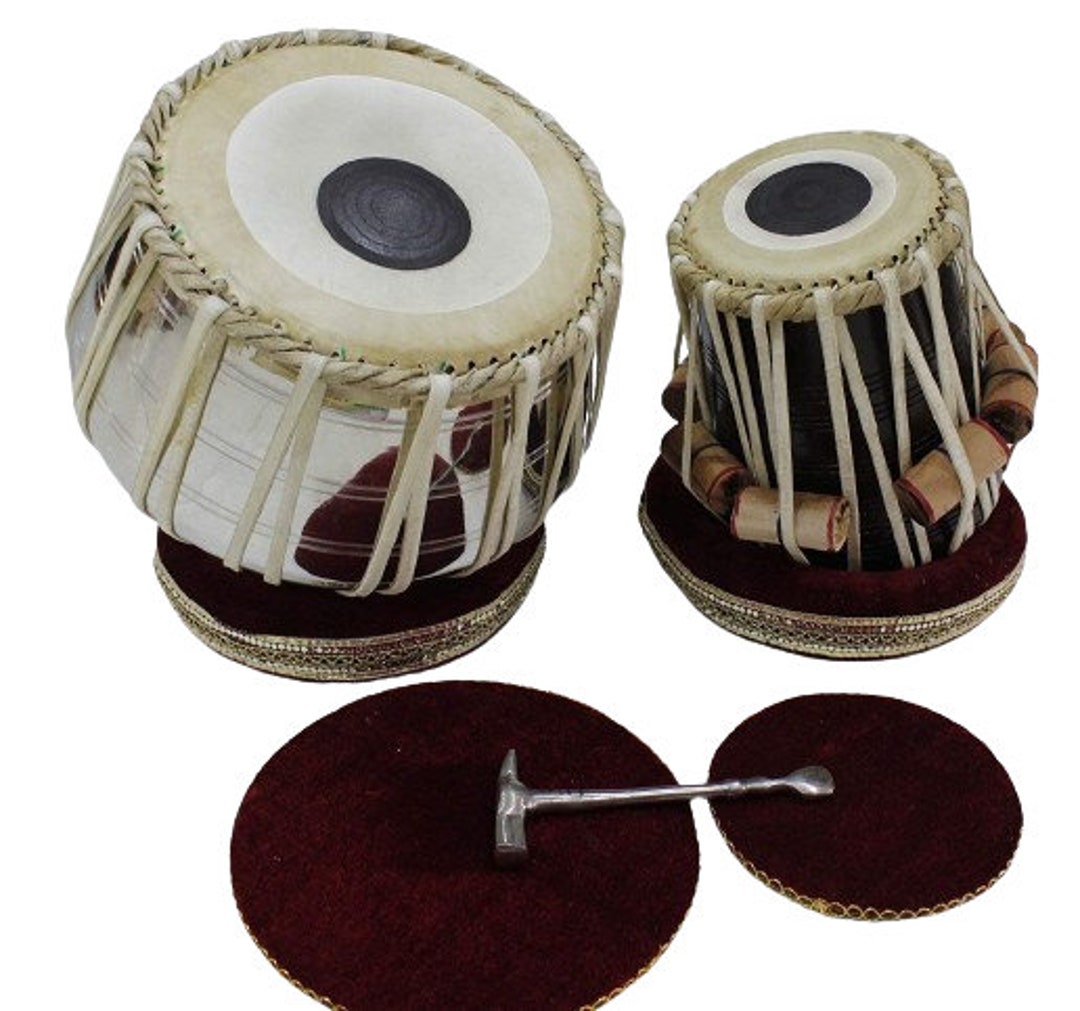 Tabla Musical Instrument Handmade Wood Tabla Indian Folk Musical ...