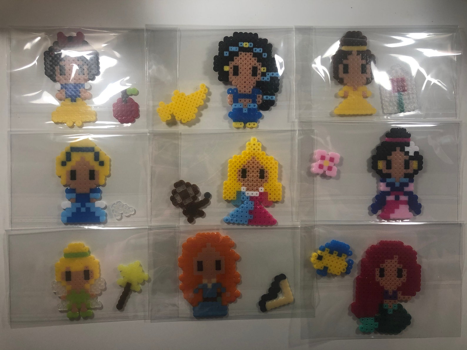 Disney Princess fuse beads with companions Etsy