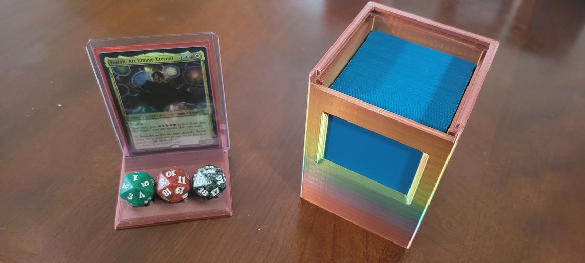 Custom Commander EDH 3D Printed Deck Box Etsy