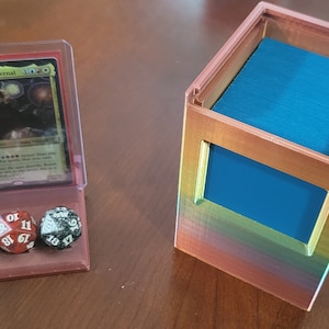 Double Sleeve Custom Commander (EDH) 3D Printed Deck Box