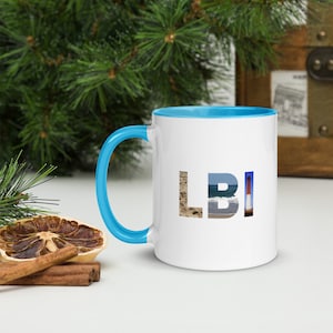 LBI Beachy Mug with Colorful Interior