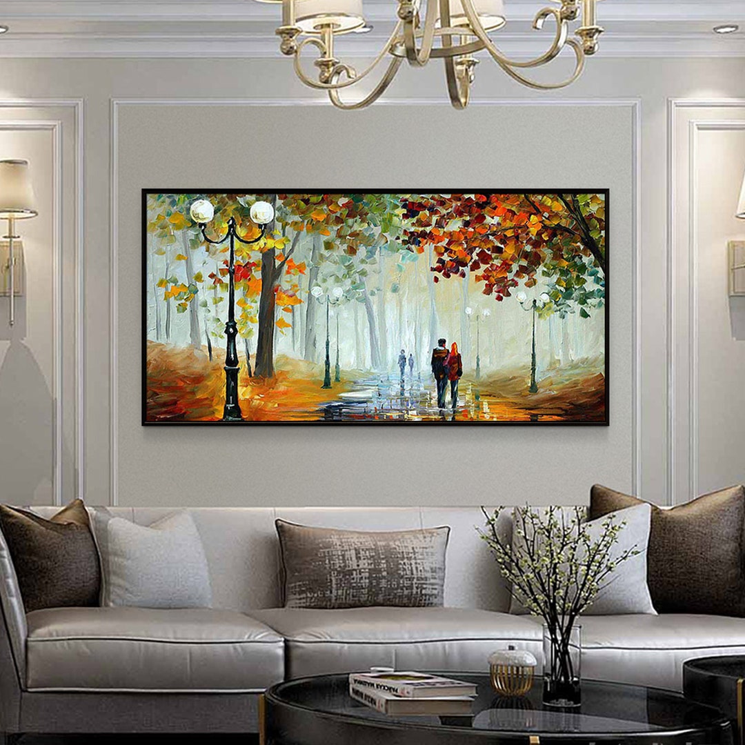 Natural Home Decor Large Original Oil Painting on Canvas Abstract Art ...