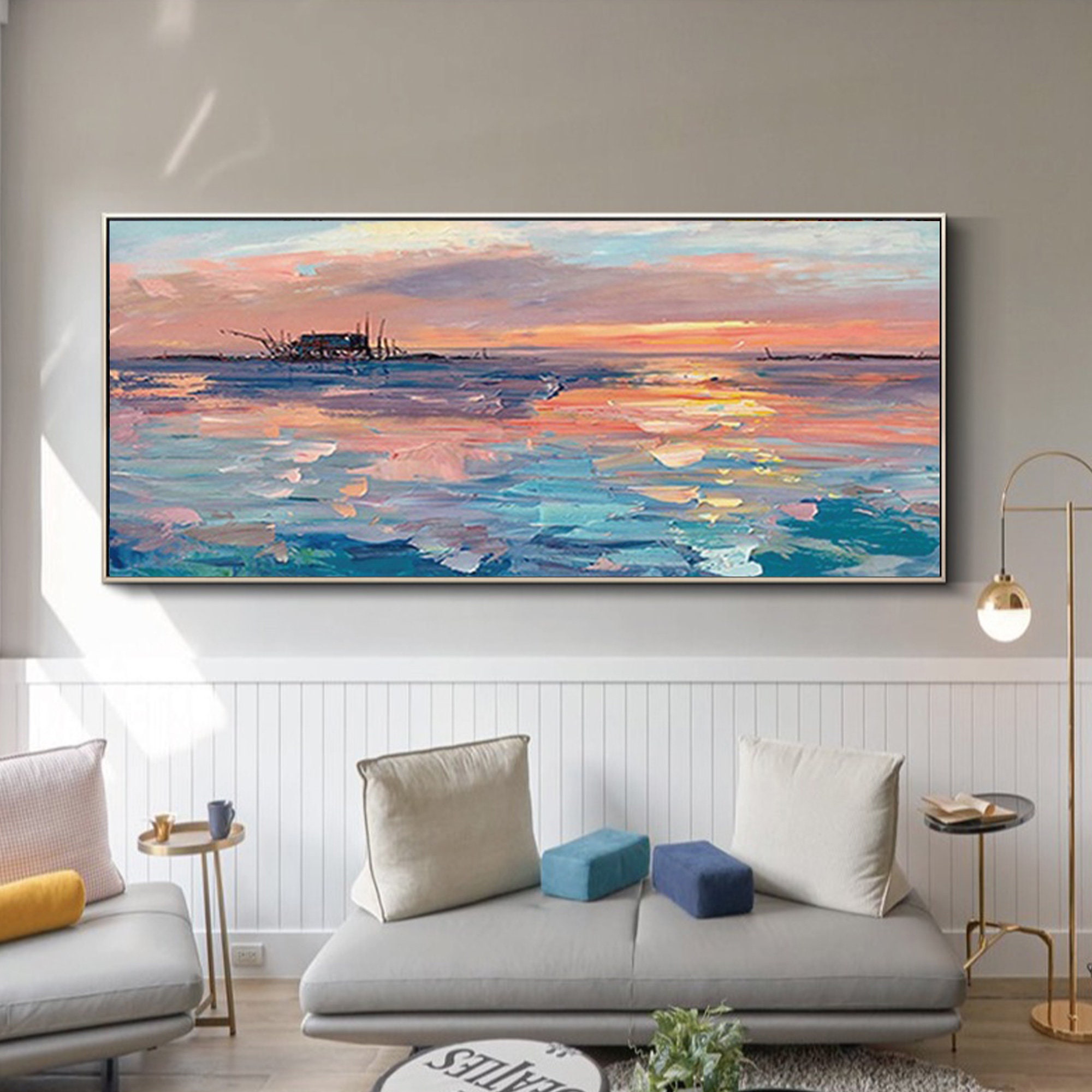 Large Original Oil Painting on Canvas Landscape Painting - Etsy Canada
