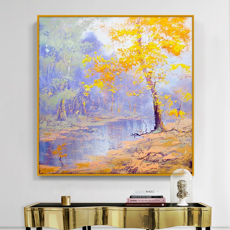 Original Oil Painting Abstract Art Natural Painting Etsy