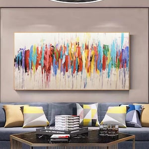 Große ursprüngliche Ölgemälde auf Leinwand abstrakte Kunst hängen Malerei Wanddekor Nordische Malerei Wohnzimmer Malerei große Wandkunst