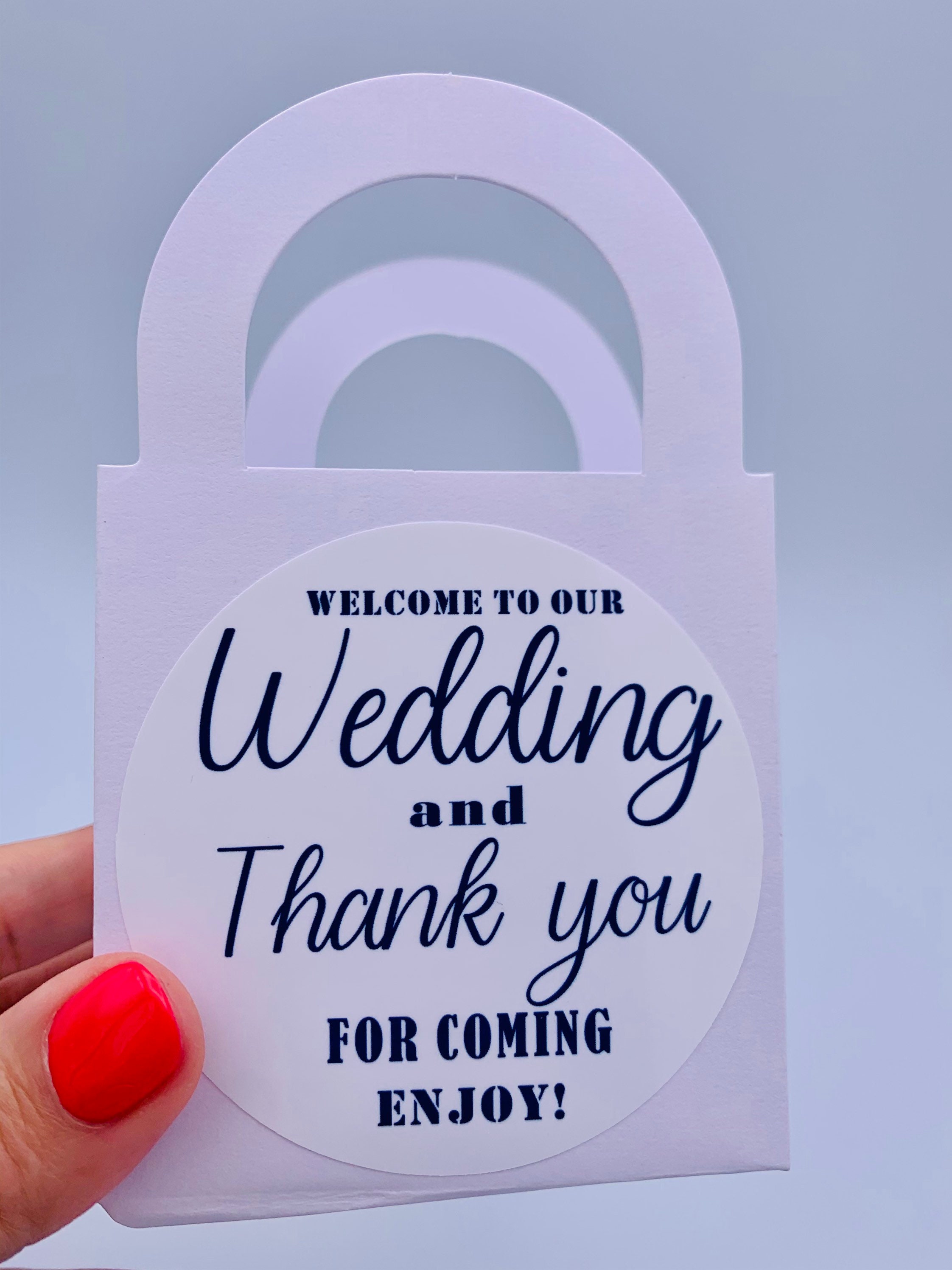 Wedding labels for gifts