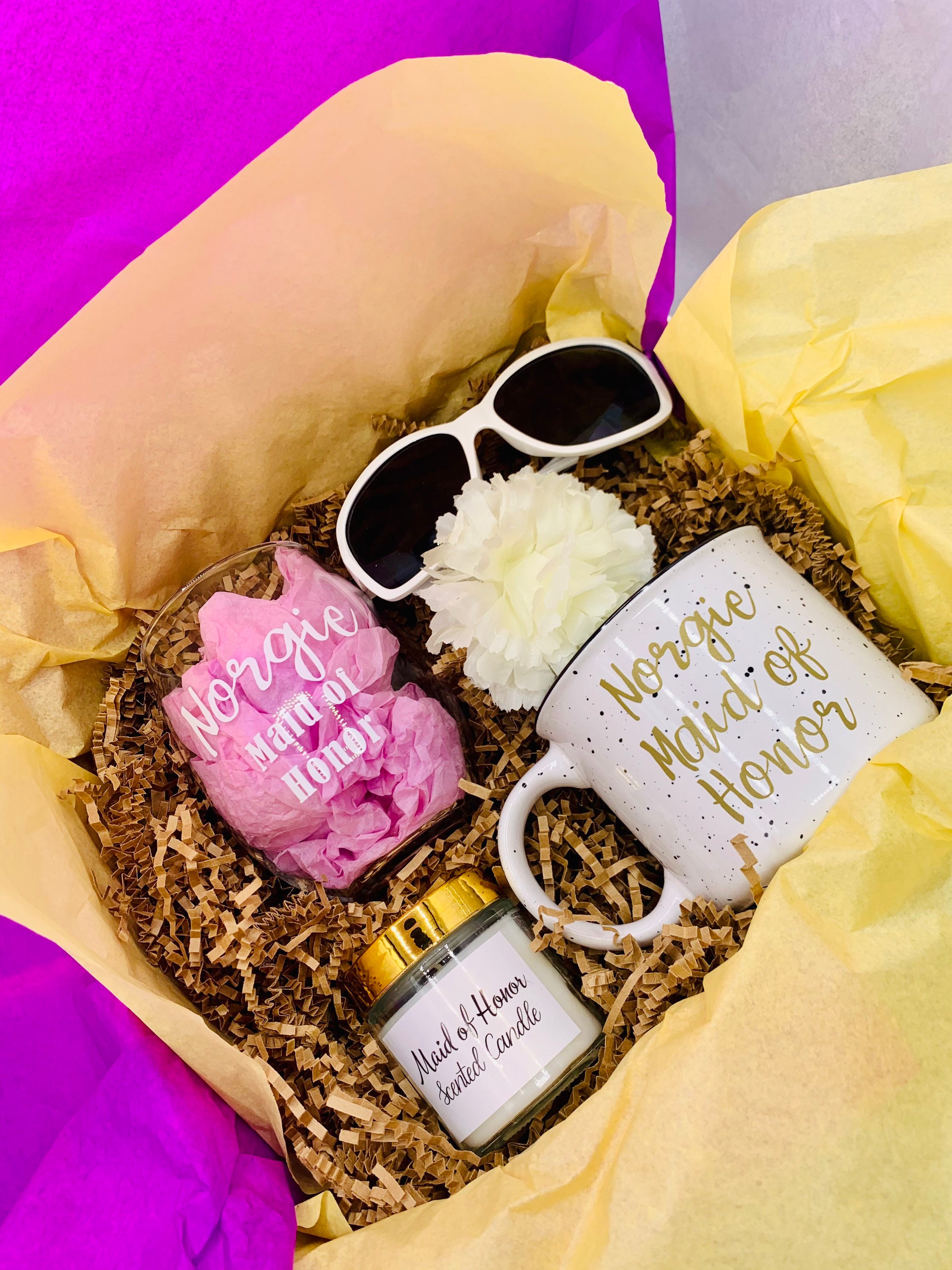 Maid Of Honor Basket Ideas