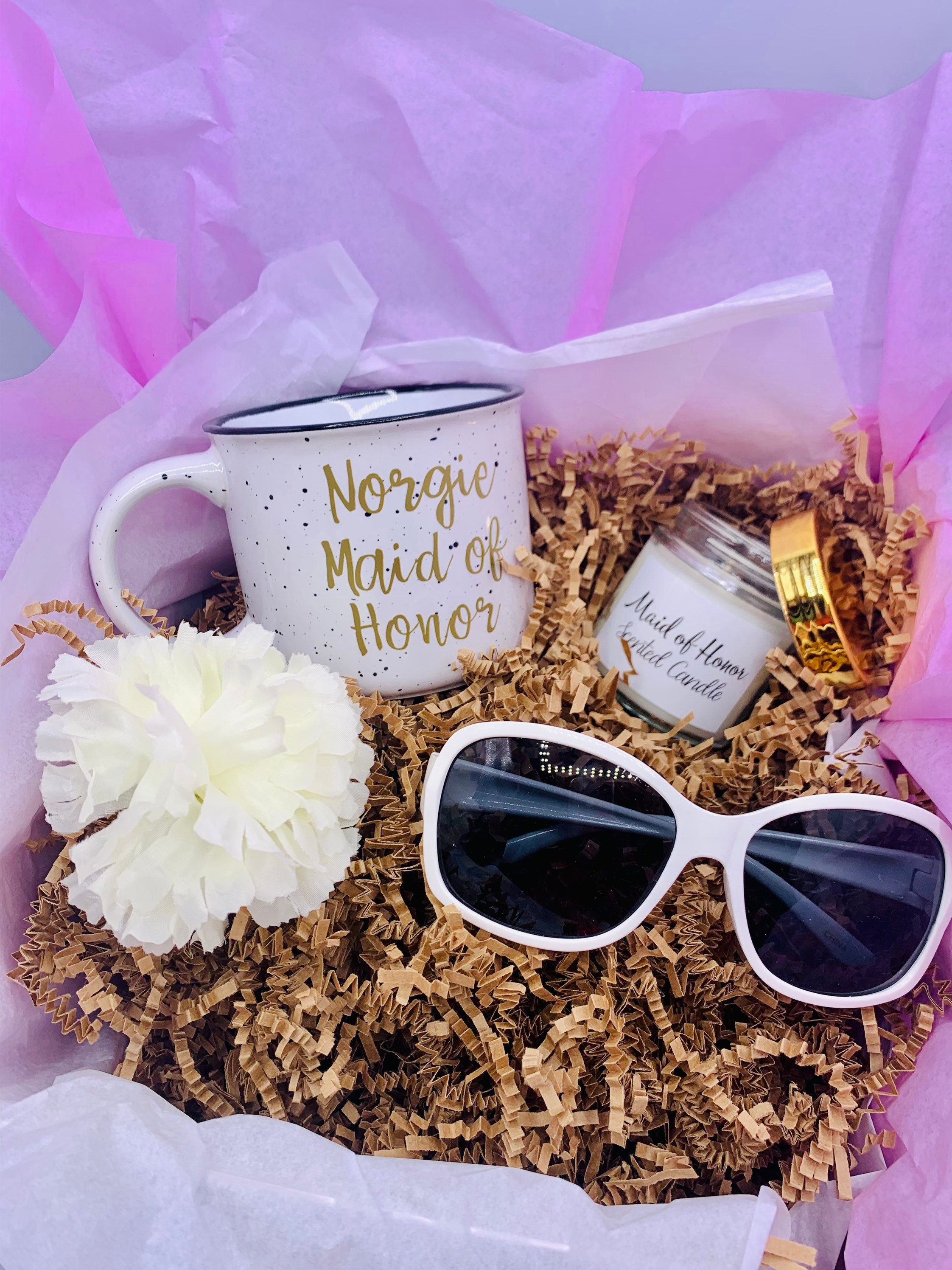 Maid of Honor Gift Basket WS Maid of Honor Mug Maid of Etsy