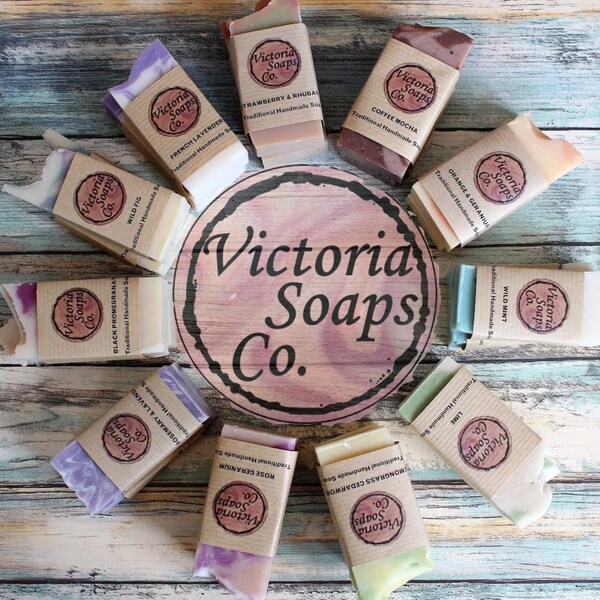 Natural Vegan 45g Handmade Guest Soap Bar | Handmade cold process hand & body soaps | sensitive skin soap | travel holiday soap | UK