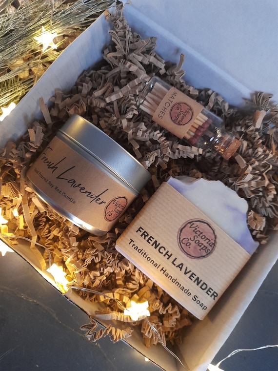 Handmade Soap & Soy Candle Gift Set