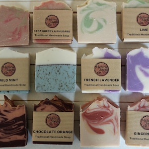 Handmade Organic Soap Bar, Natural Vegan cold process hand & body soaps, plastic free hand washing, sensitive skin soap, UK.