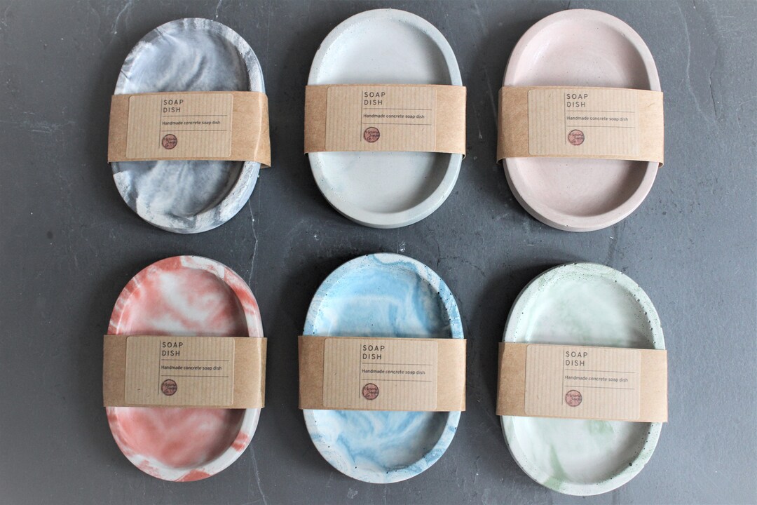Handmade Concrete Soap Dish stoneware Etsy UK