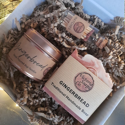 Bath and Candle Gift Set Etsy UK