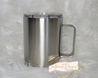 Tasse à café en acier inoxydable de 10 oz / Découpes personnalisables