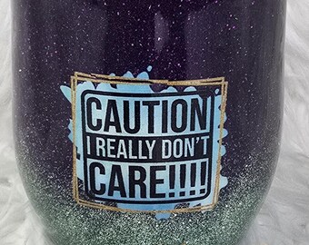 ATTENTION !, gobelets à vin de 12 oz