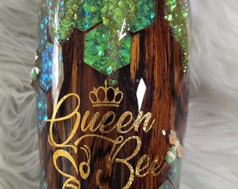 Gobelet 3D grain de bois (teck). RTS !
