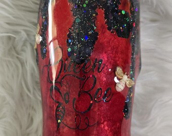 3D rouge et noir, gobelet abeille. RTS !