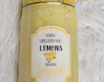 Jaune citron. RTS des pots Mason !