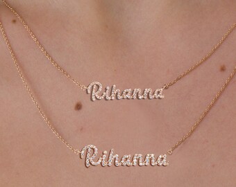 Buy Silver Name Necklace Online In 